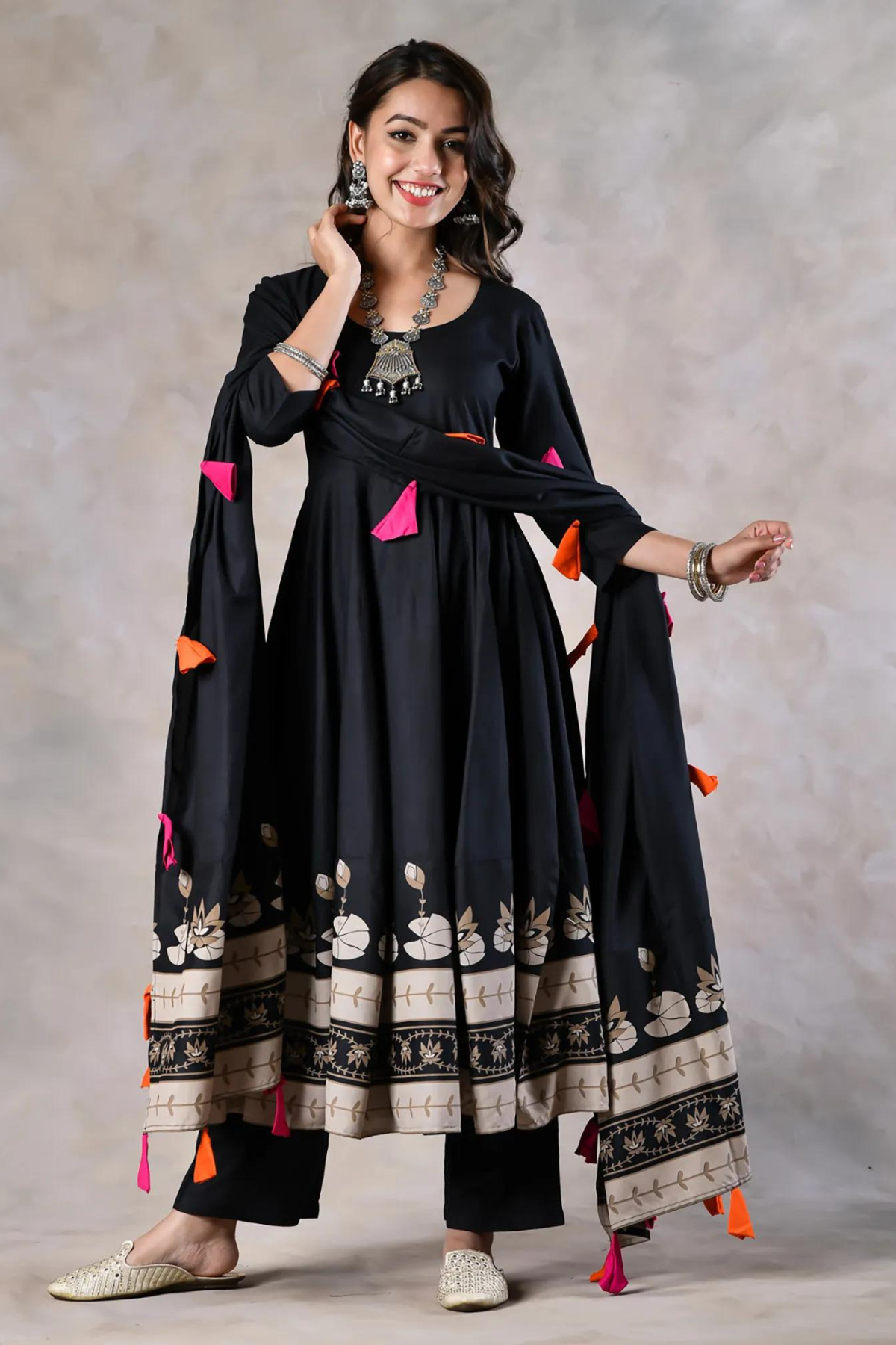 Anarkali Tassles Set