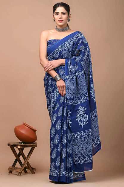 Cotton Festive Printed Saree