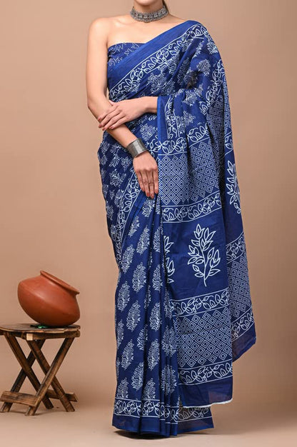 Cotton Festive Printed Saree