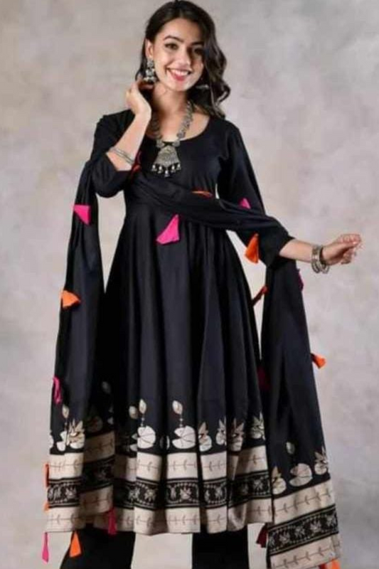 Anarkali Tassles Set