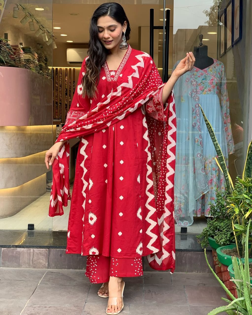 Anarkali Zigzag Outfit