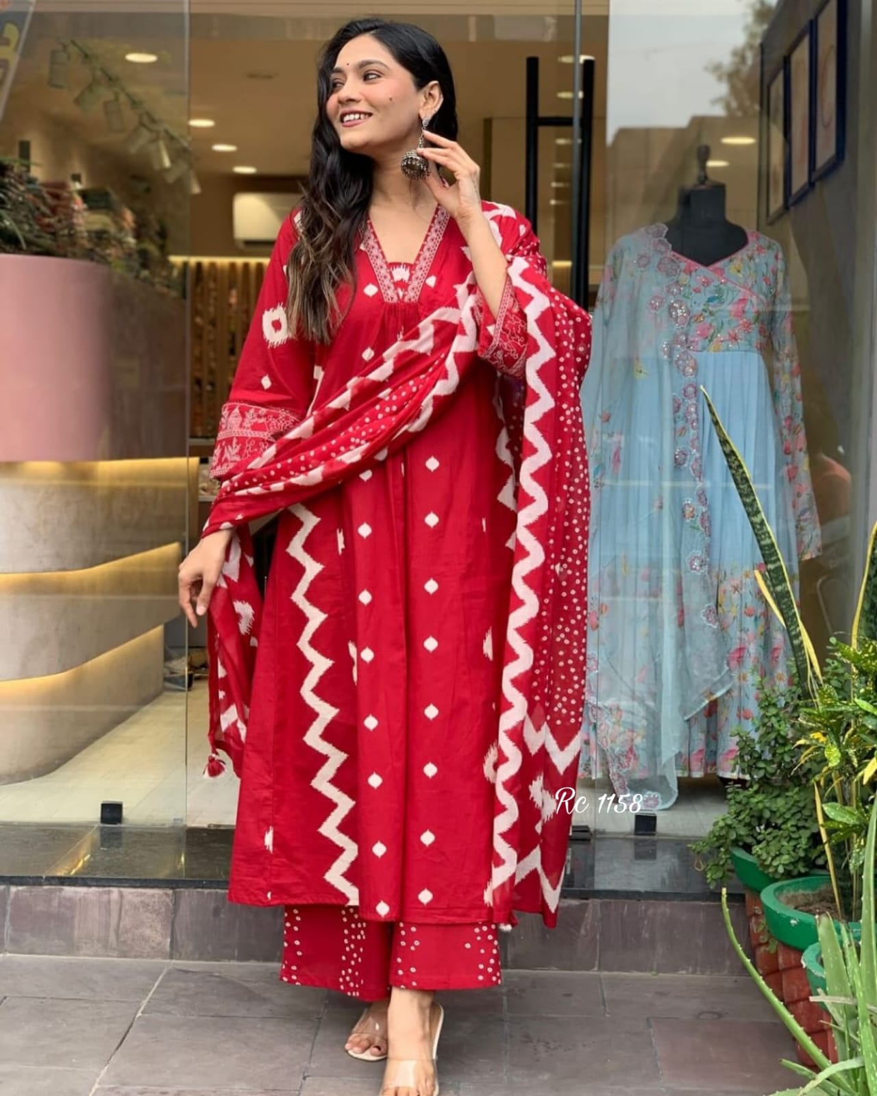 Anarkali Zigzag Outfit