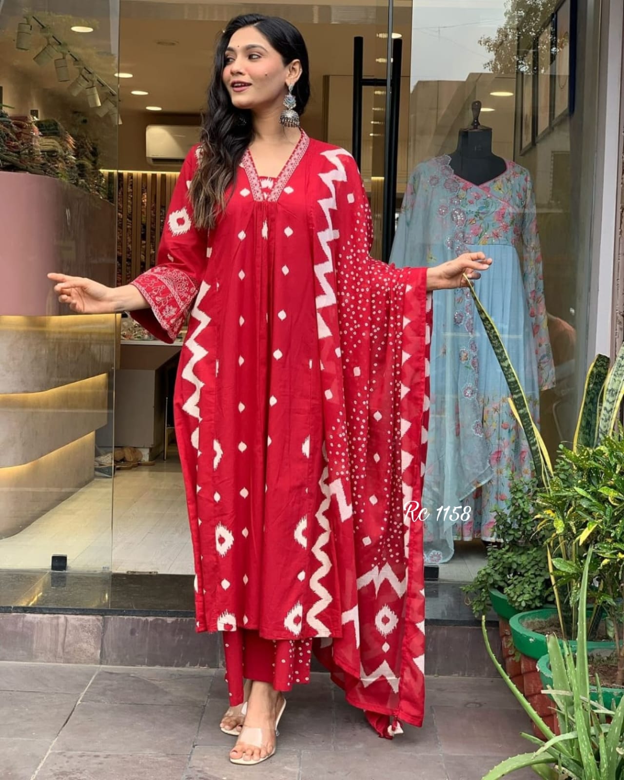Anarkali Zigzag Outfit