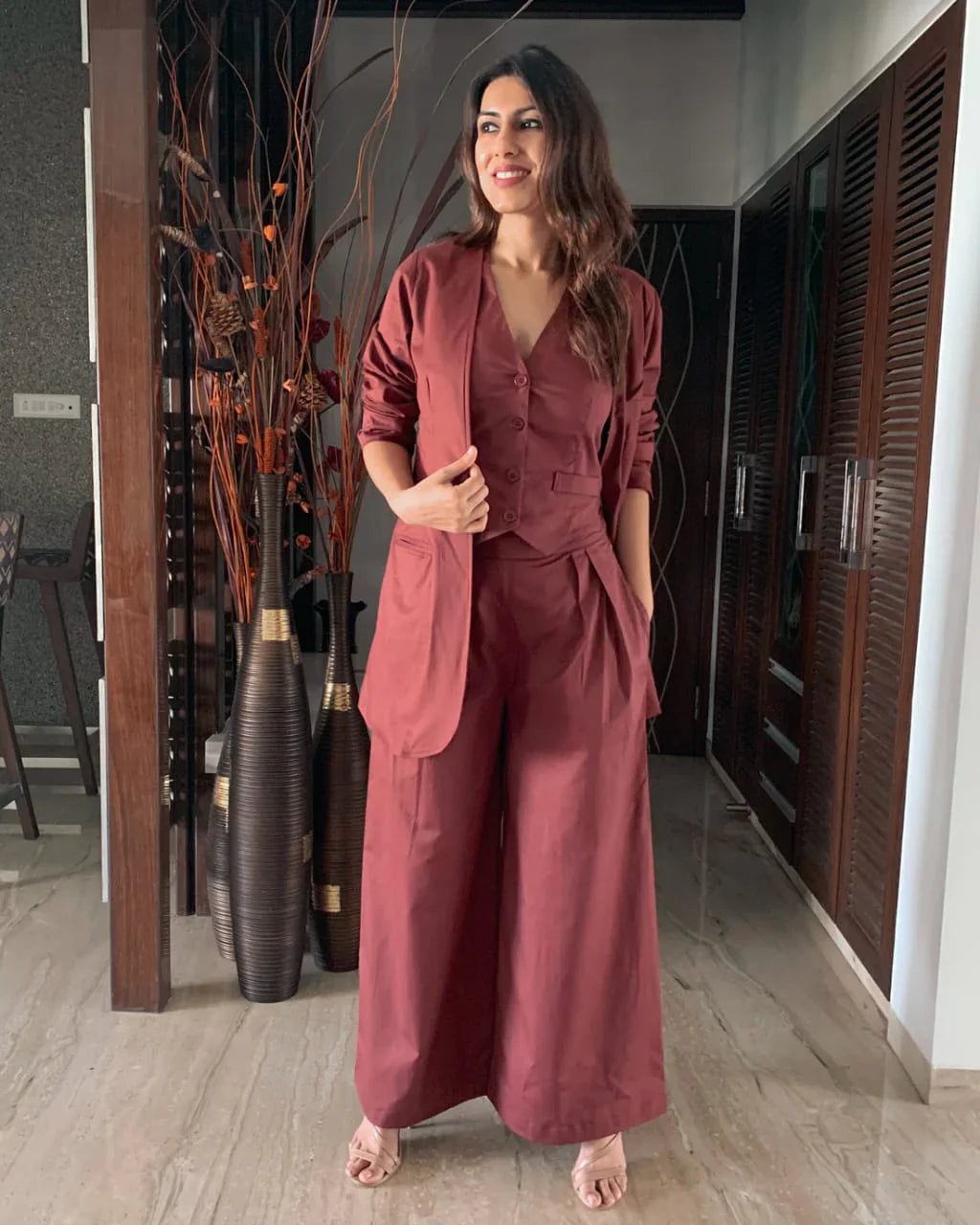 Blazer Halter Outfit