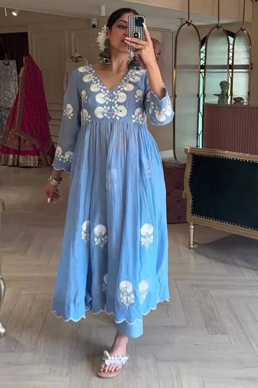 Designer Cotton Party Wear